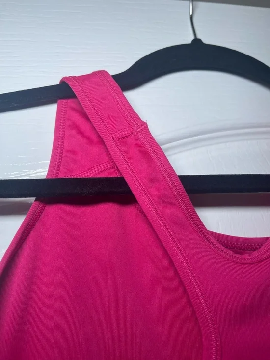 Nike Women's Hot Pink Pink Dri-FIT Sports Bra Size XL - Picture 10 of 13